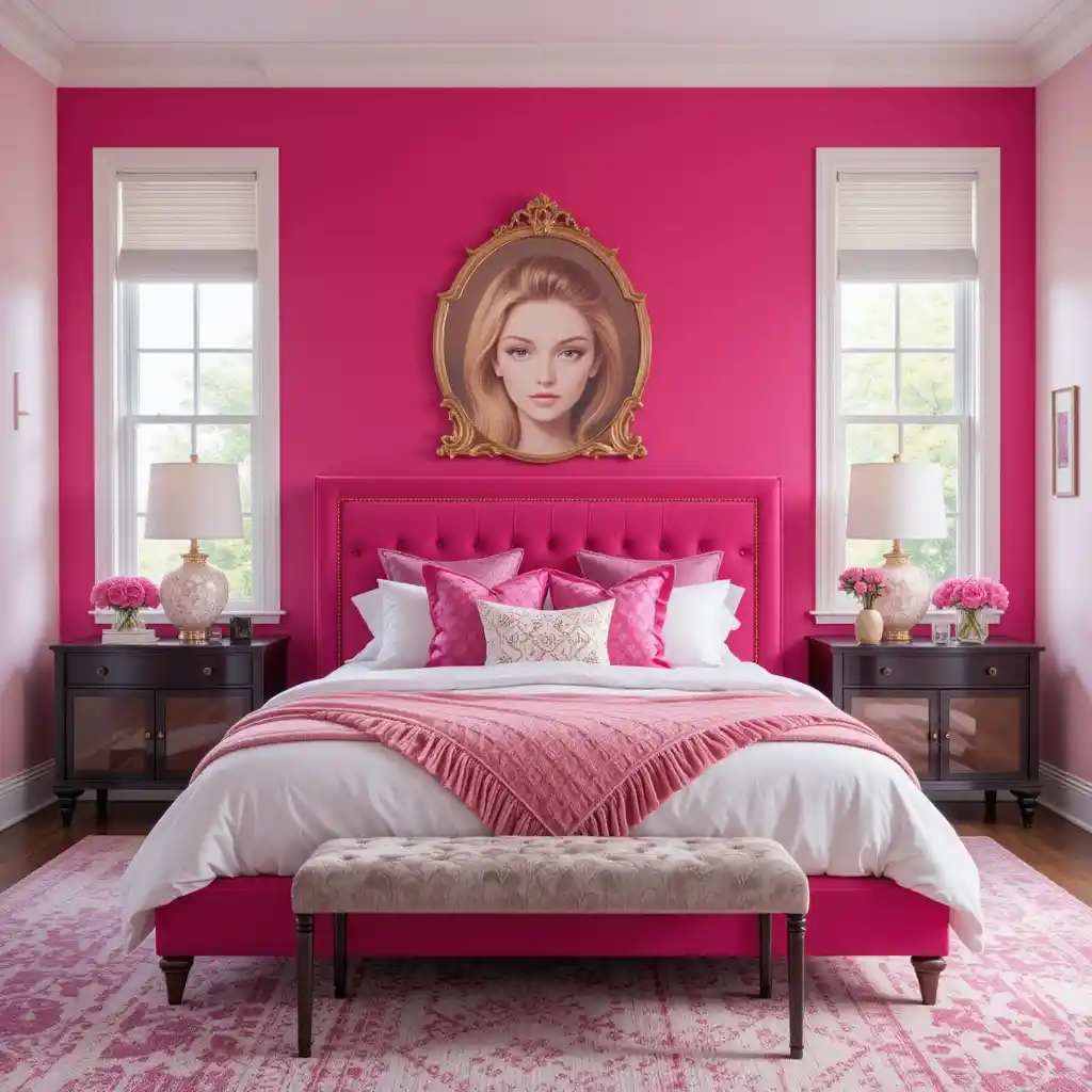  Hot Pink Bedroom Ideas 