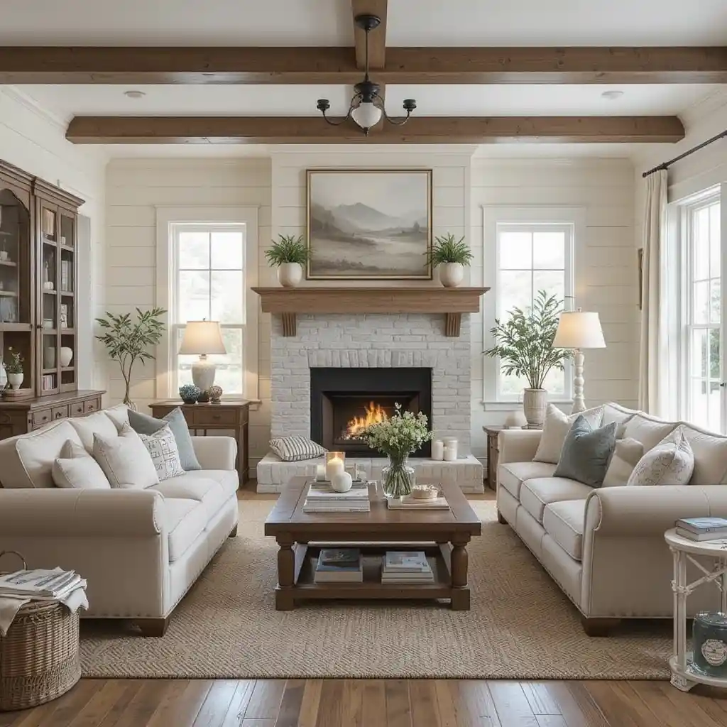  Farmhouse Living Room Ideas