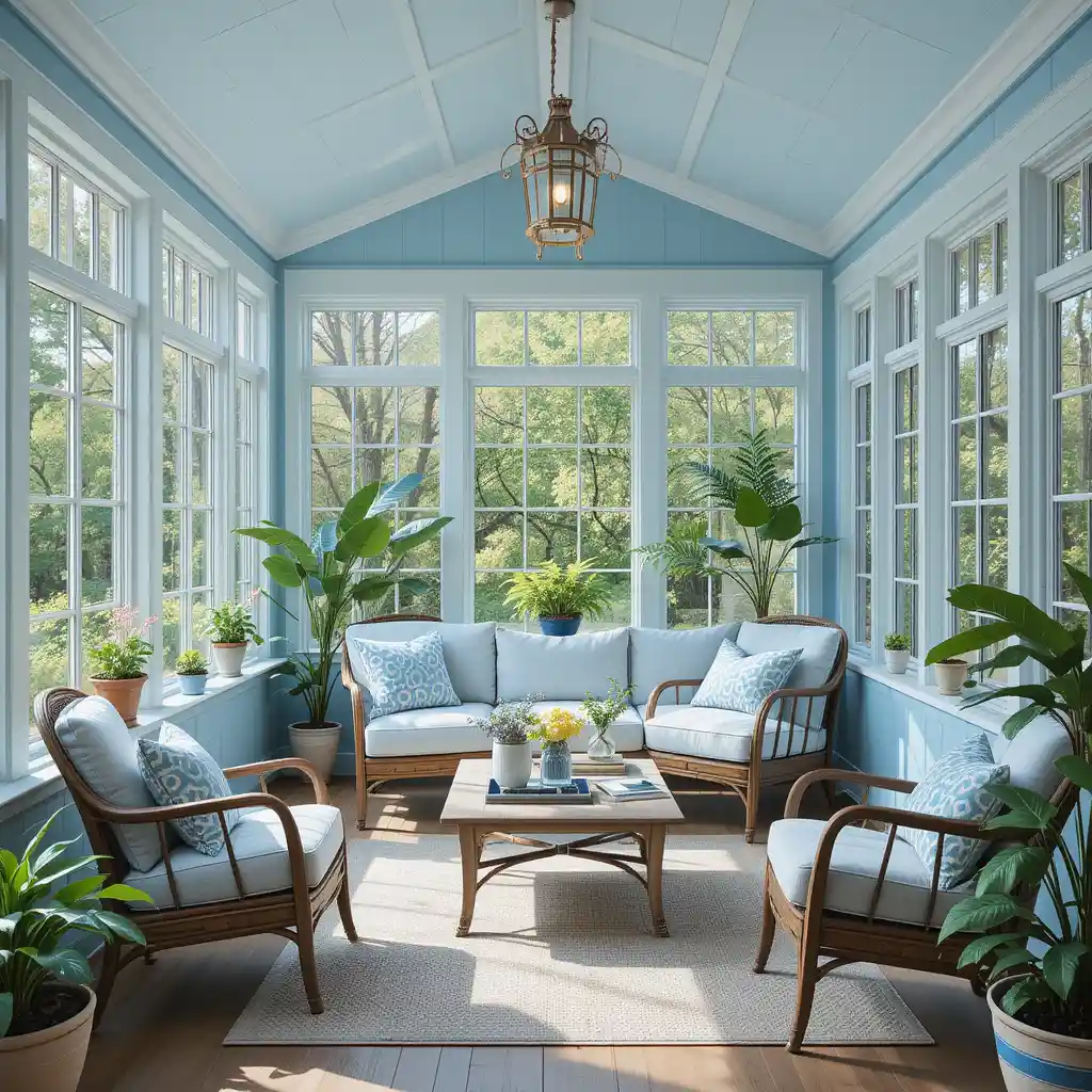 Blue Sunroom Ideas