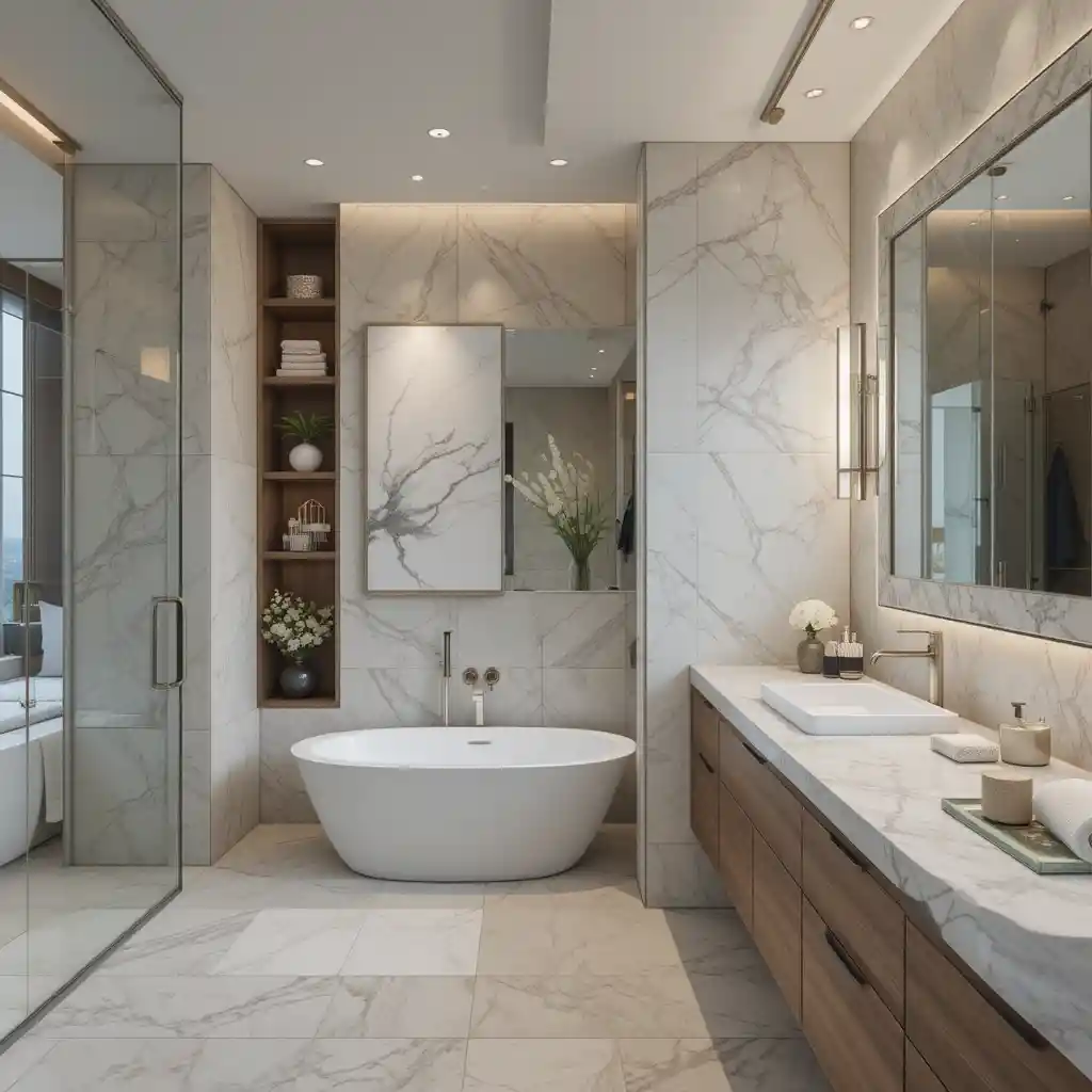 Open Concept Bathroom Ideas
