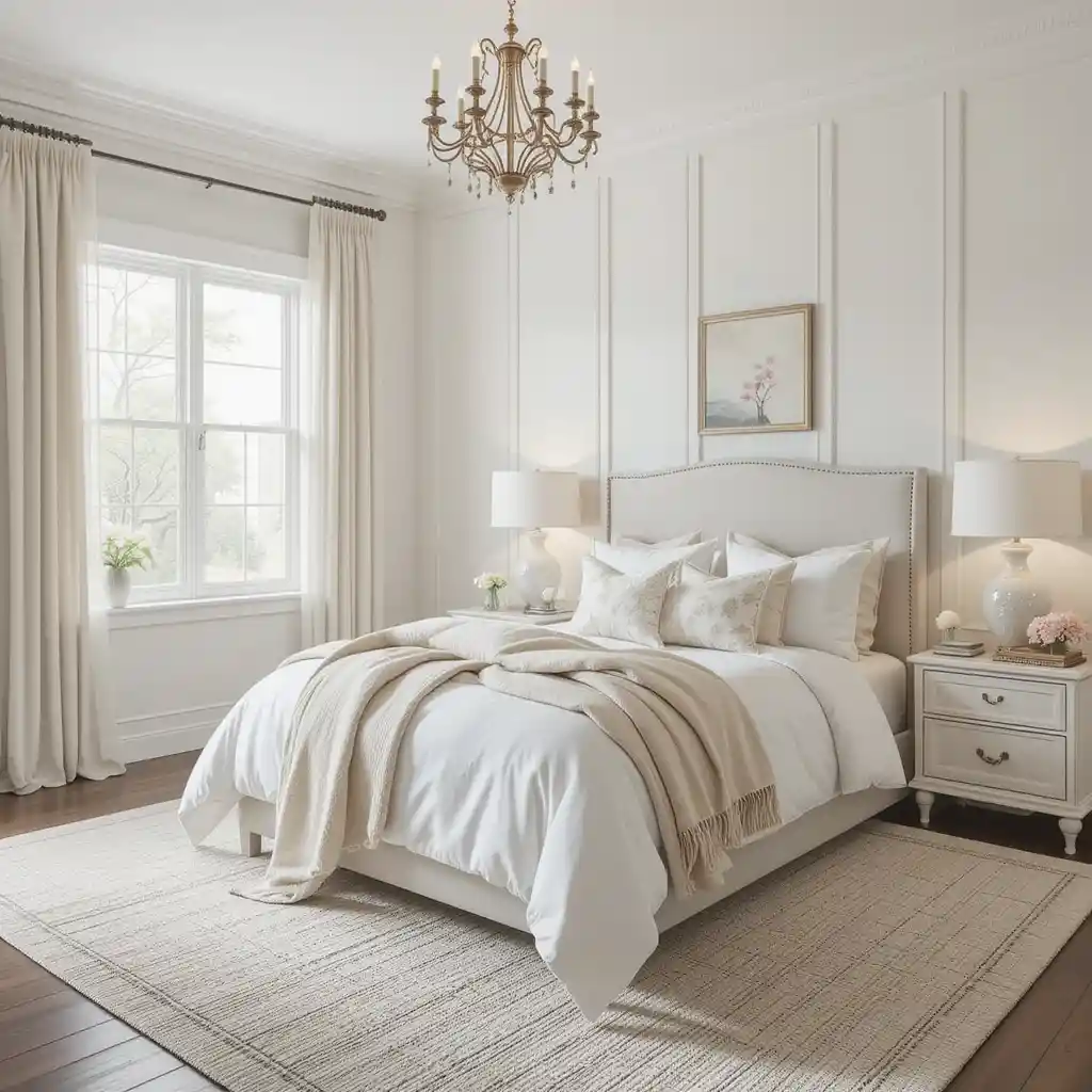 Cream and White Bedroom Ideas