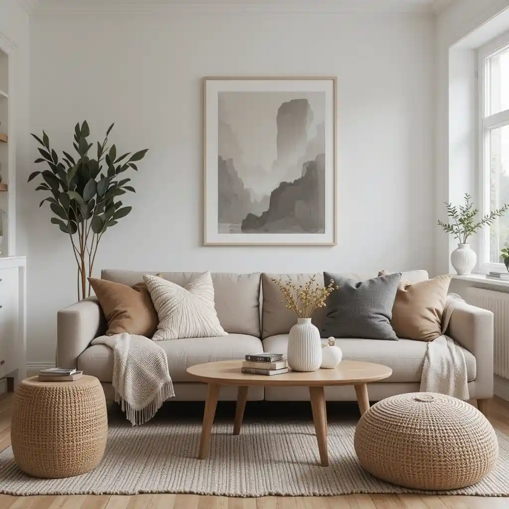 Minimal Meets Cozy: 22 Scandinavian Living Room Décor Ideas for Calm and Chic Spaces