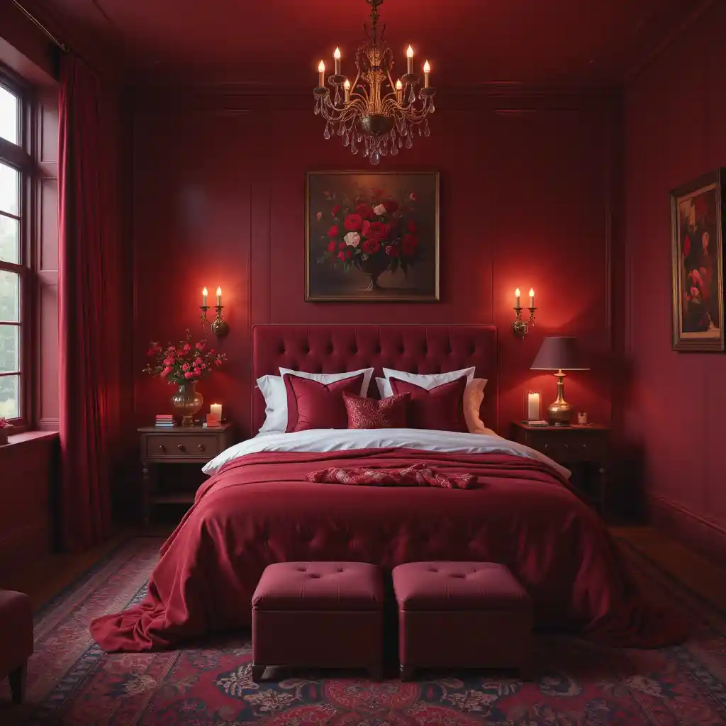 โค๏ธ “22 Bold & Beautiful Red Bedroom Ideas That Ignite Style and Passion”