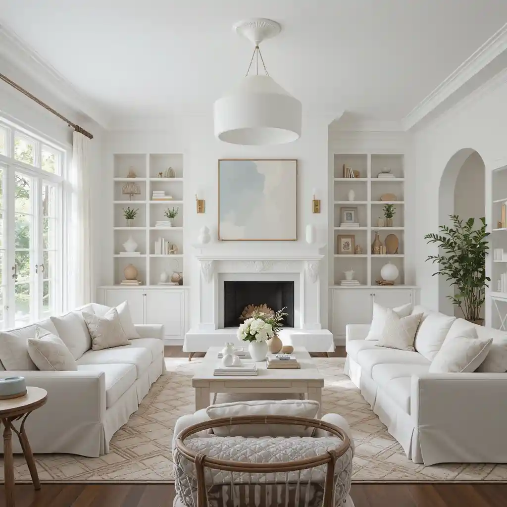 White Living Room 