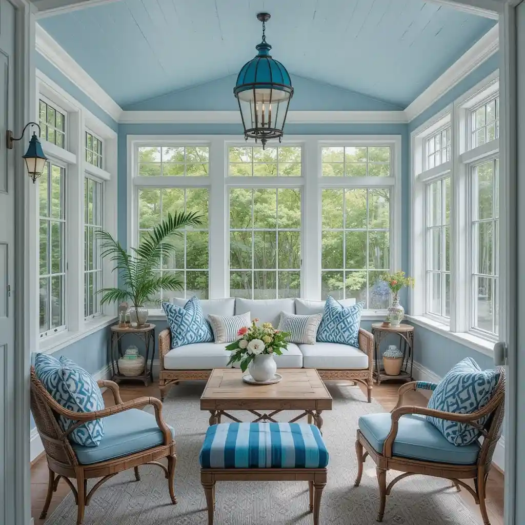 Blue Sunroom Ideas