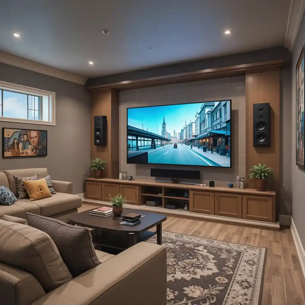 Basement TV Room Ideas