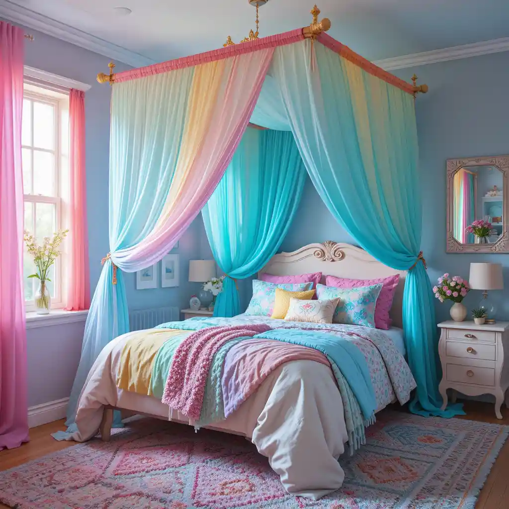 ๐ โ22 Radiant Rainbow Bedroom Ideas That Spark Joy and Style!โ