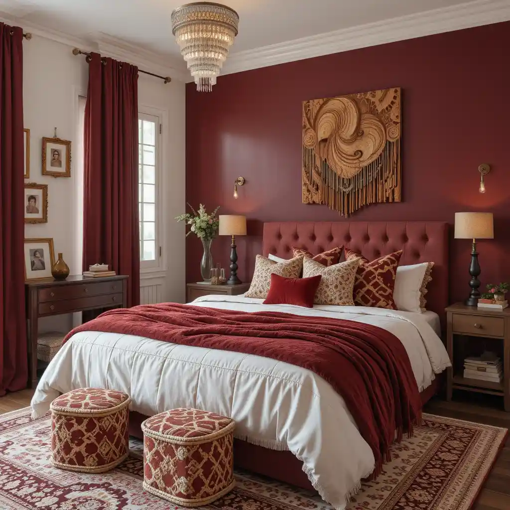 Burgundy Bedroom Ideas