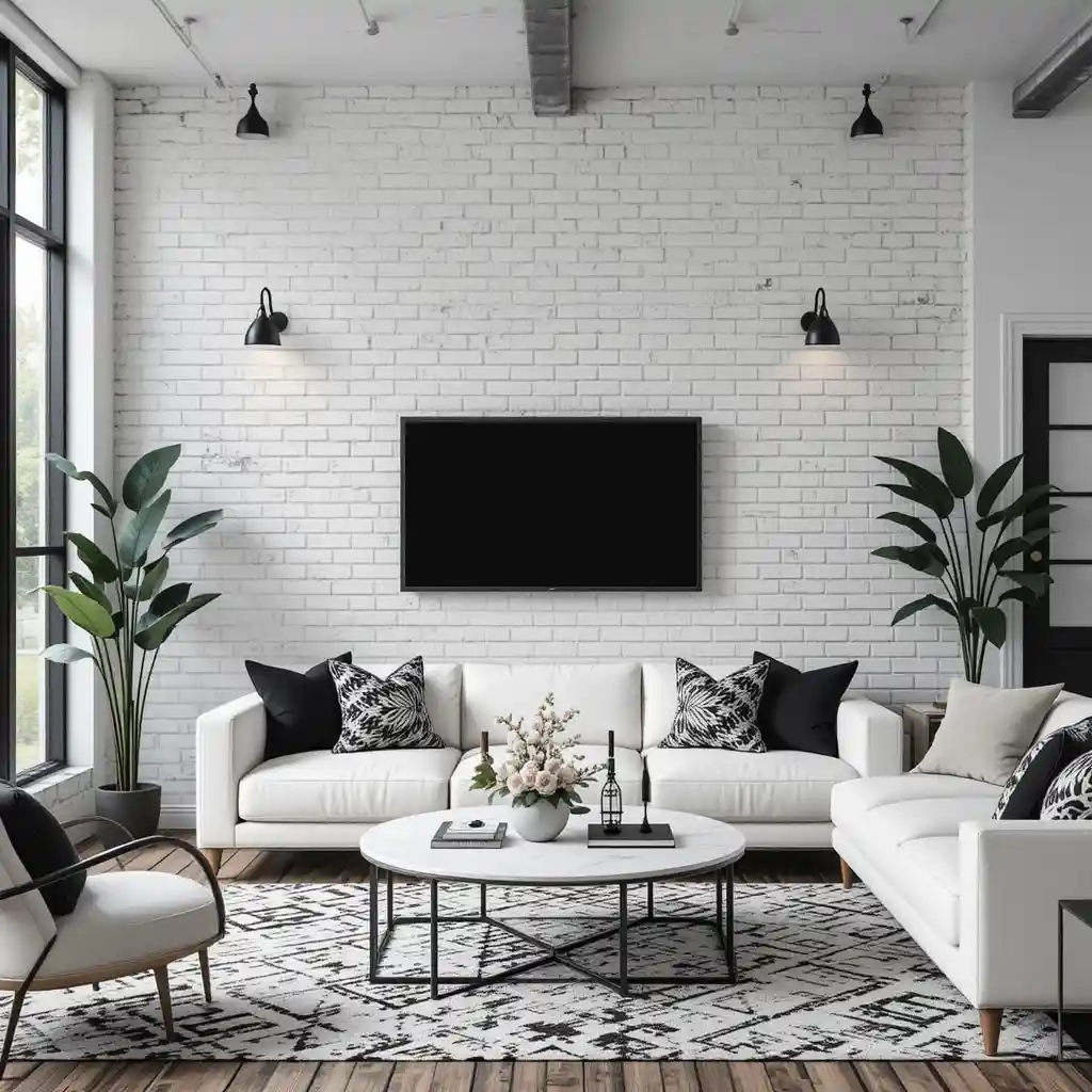 Bold Contrast, Endless Style: 22 Black and White Living Room Decor Ideas to Elevate Any Space