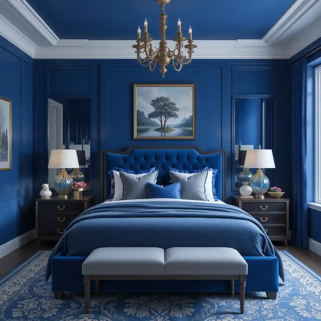 Royal Blue Bedroom Ideas 
