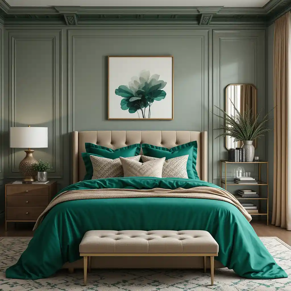  Emerald Green Bedroom Ideas 