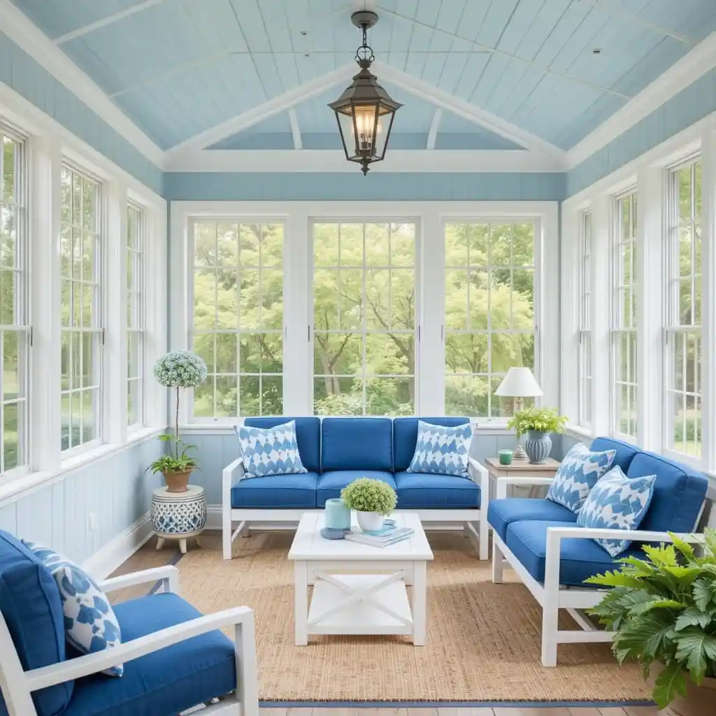 Blue Sunroom Ideas