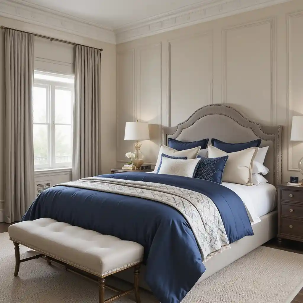  Beige and Blue Bedroom Ideas