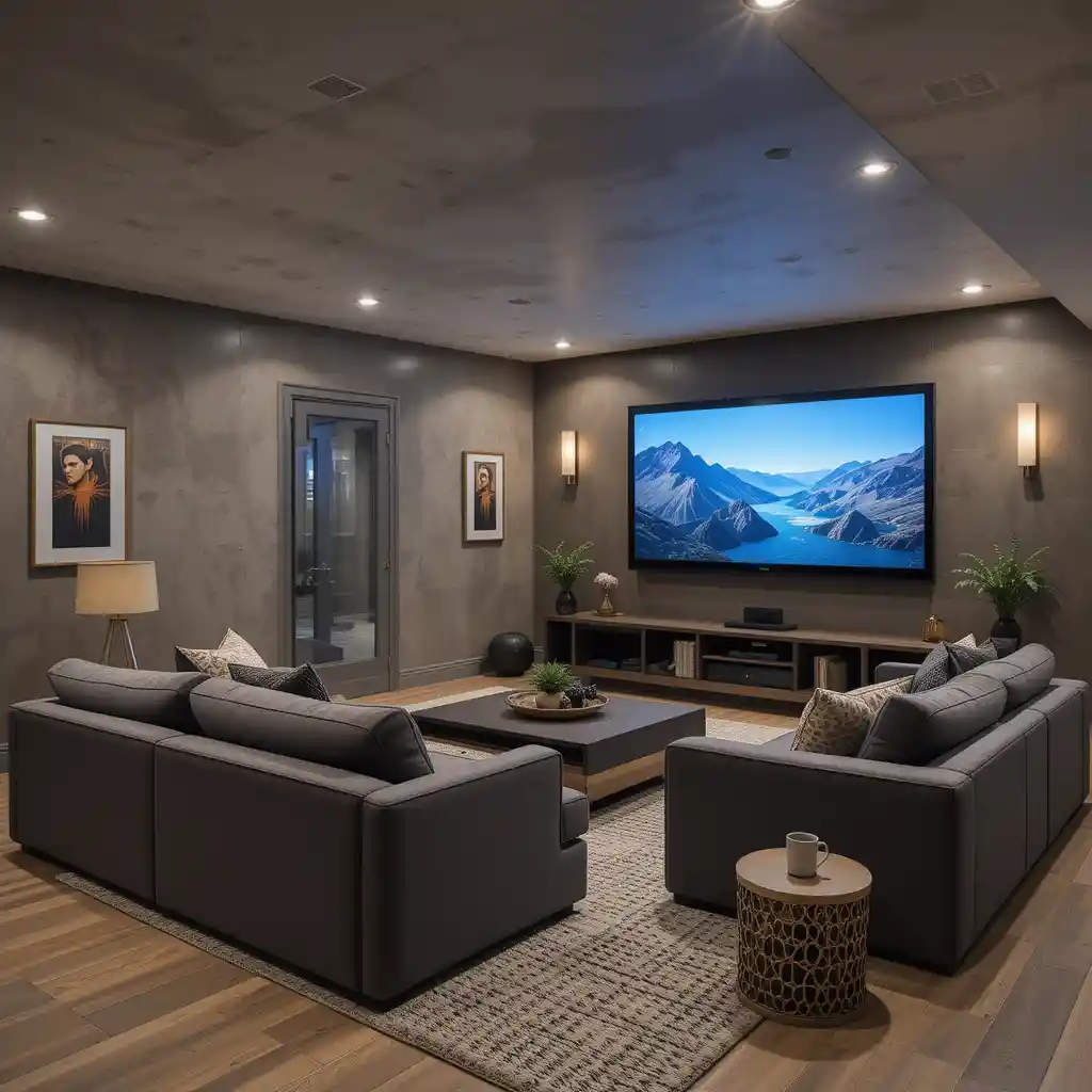 Basement TV Room Ideas