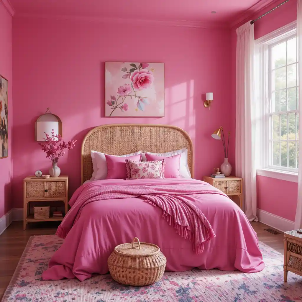  Hot Pink Bedroom Ideas 