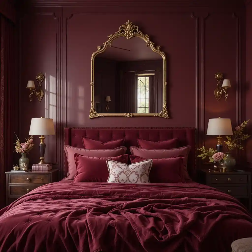 Burgundy Bedroom Ideas