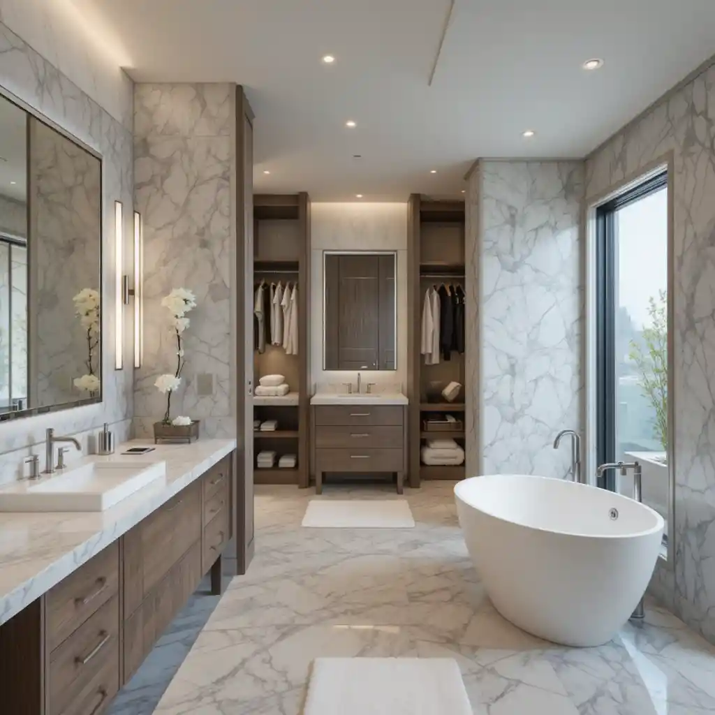 Open Concept Bathroom Ideas