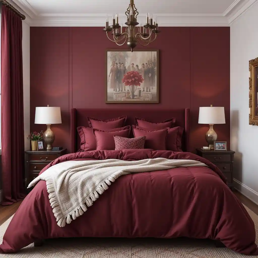 Burgundy Bedroom Ideas