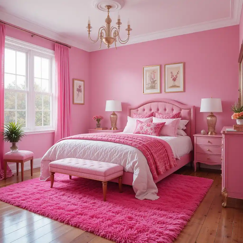  Hot Pink Bedroom Ideas 