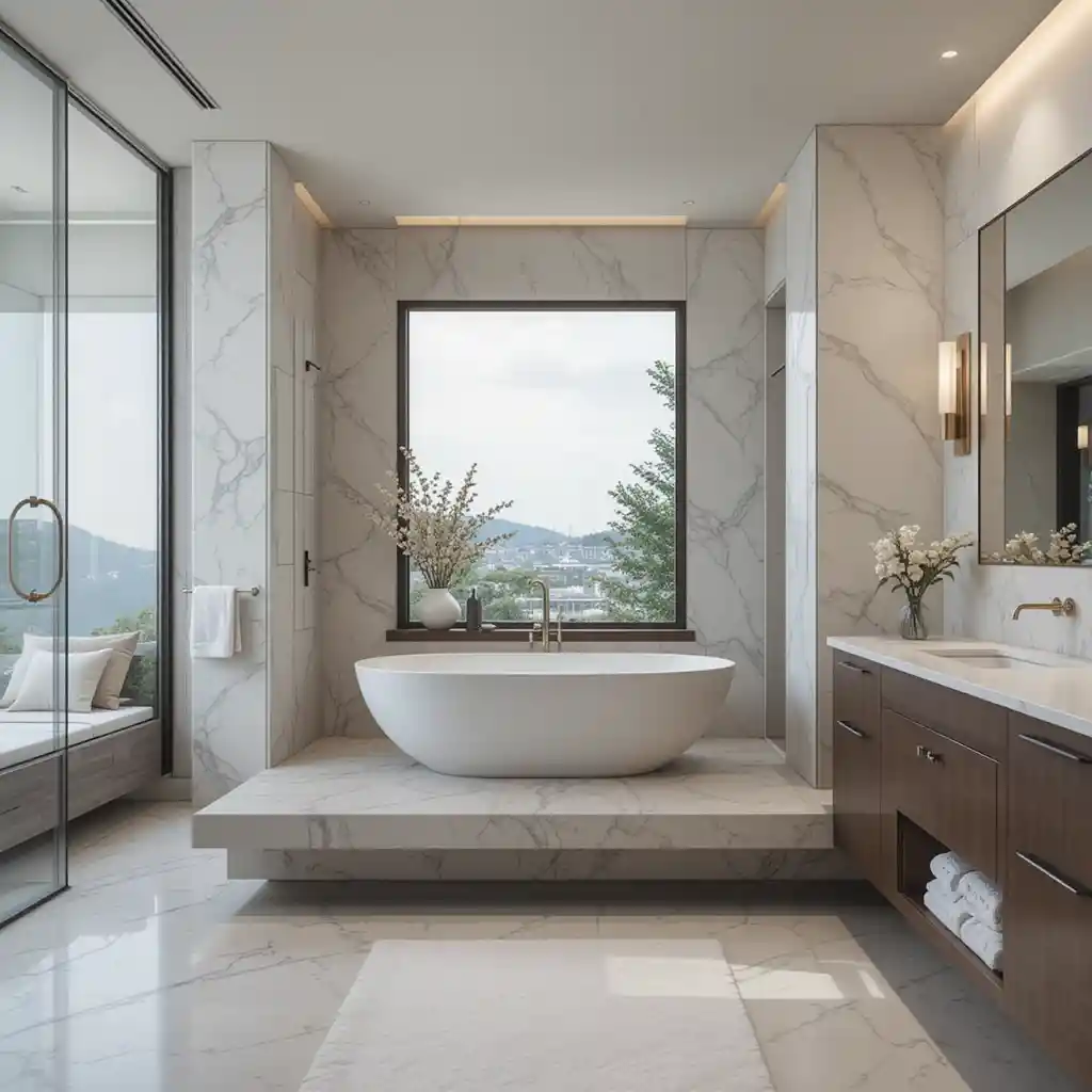 Open Concept Bathroom Ideas