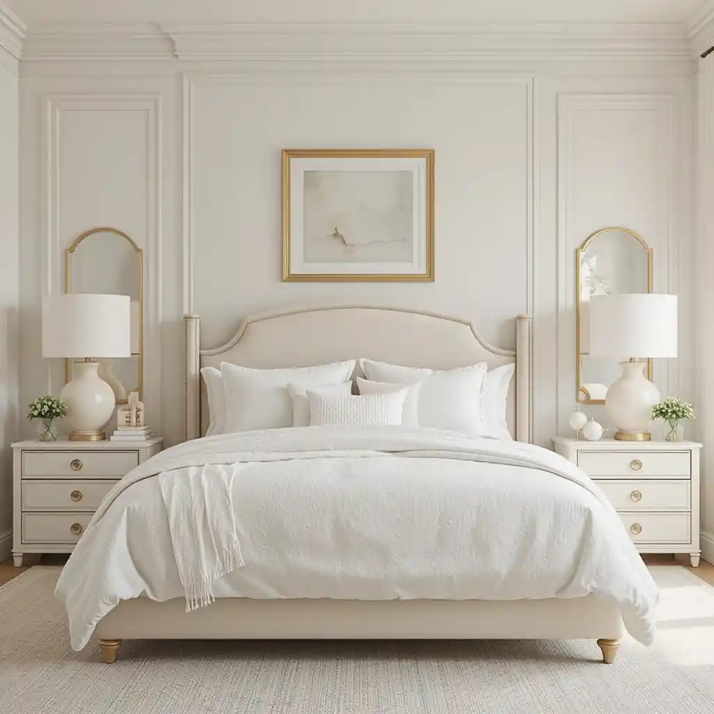 Cream and White Bedroom Ideas