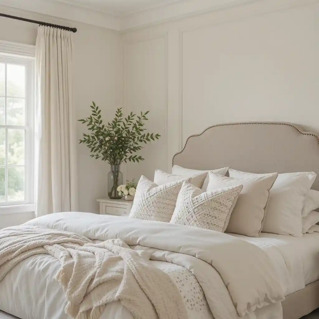 Cream and White Bedroom Ideas