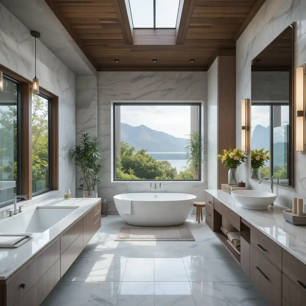 Open Concept Bathroom Ideas