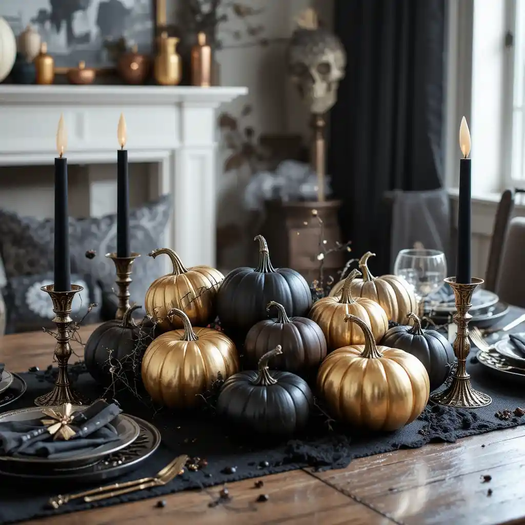 22 Spooktacular Halloween Living Room Table Decor Ideas to Wow Your Guests
