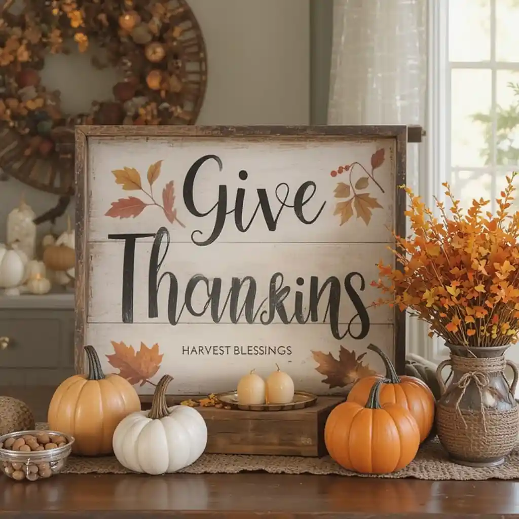 Thanksgiving Farmhouse Décor Ideas