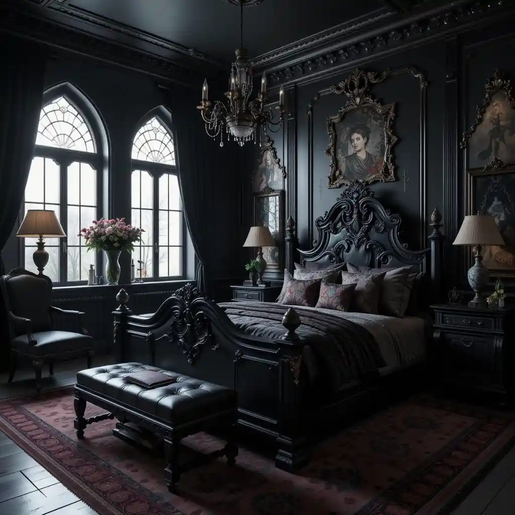 Gothic Bedroom Designs