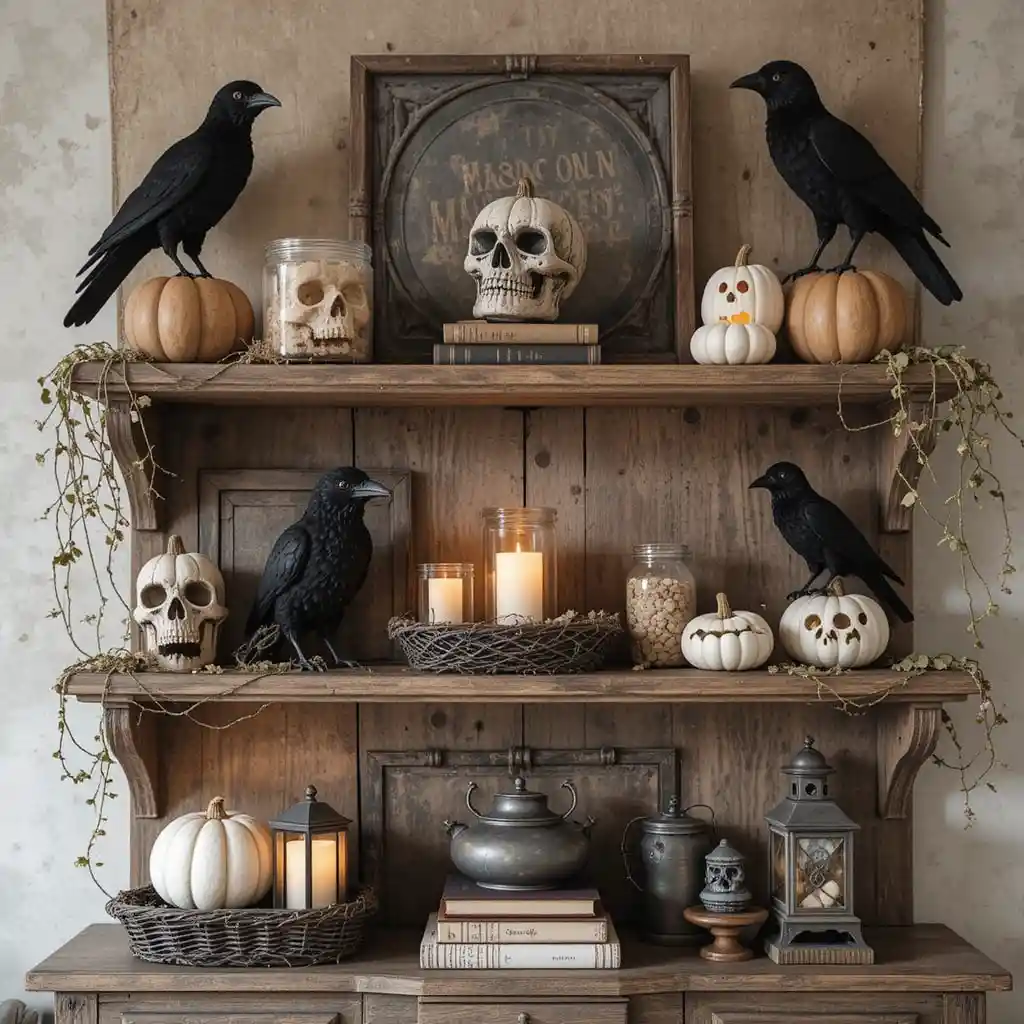 Farmhouse Halloween Décor