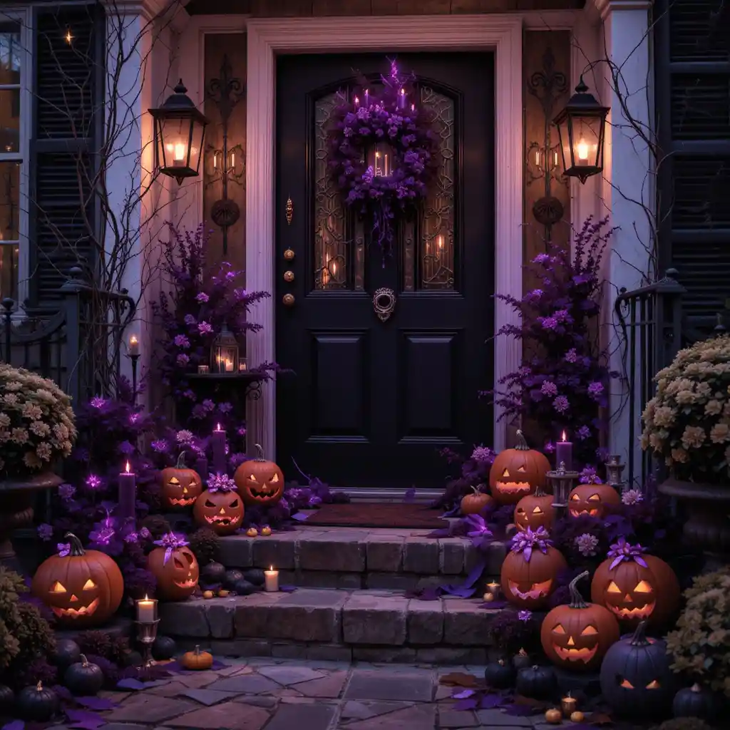 Wickedly Elegant: 12 Purple Halloween Décor Ideas to Add a Magical Touch