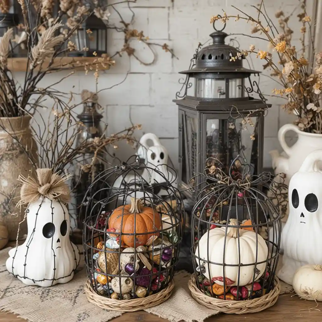 Farmhouse Halloween Décor