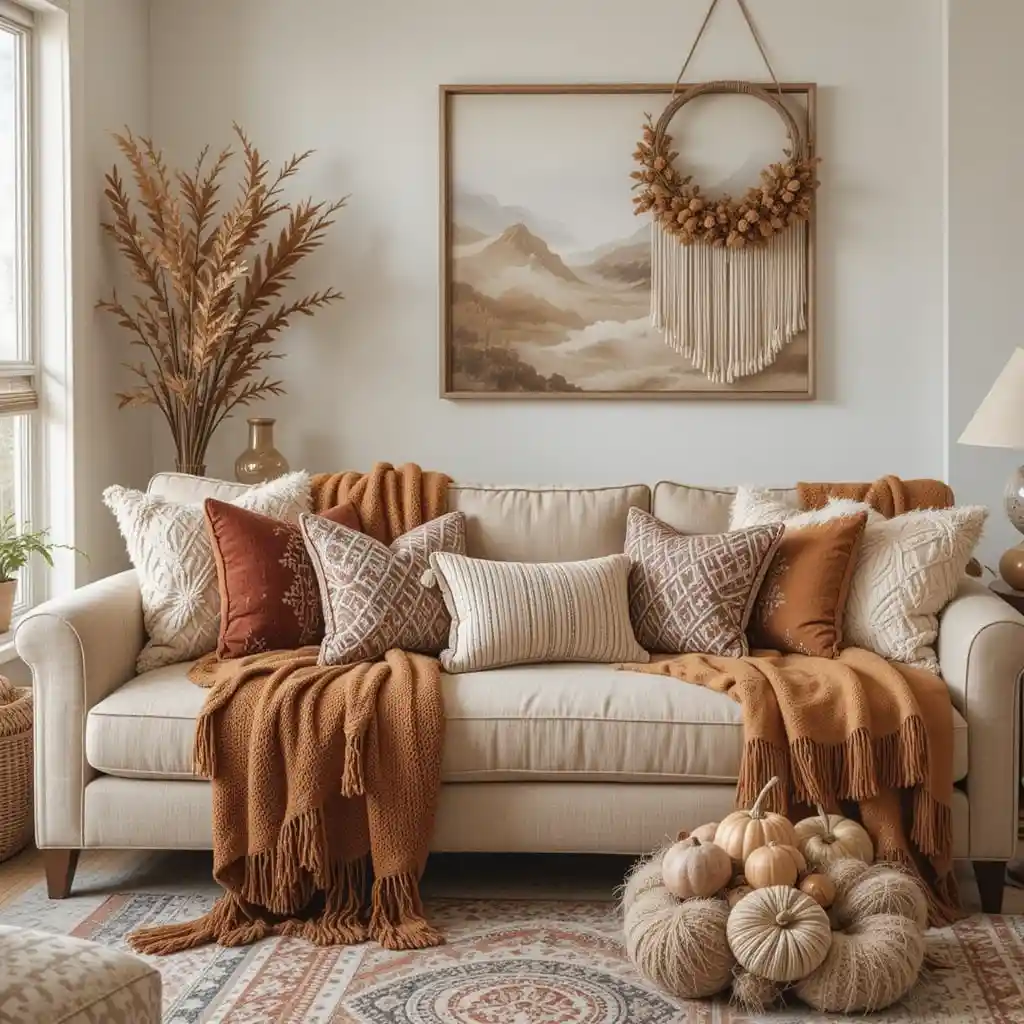 Thanksgiving Living Room Décor Ideas