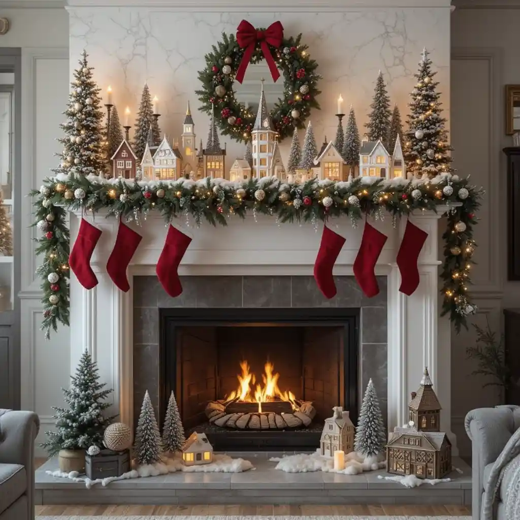 Christmas Mantle Décor Ideas