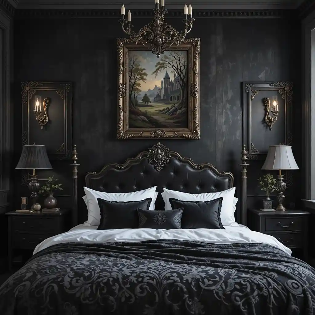 Gothic Bedroom Designs