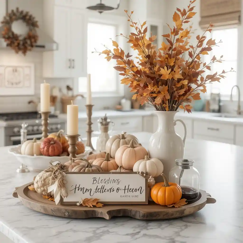 Thanksgiving Kitchen Counter Décor 