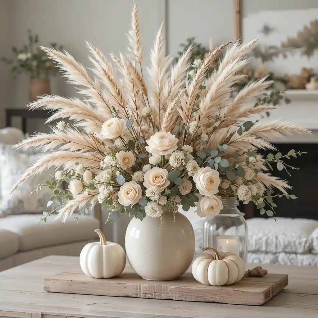 Fall Living Room Table Décor