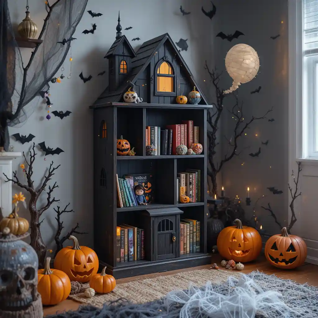 Halloween Kids Reading Nook Ideas 