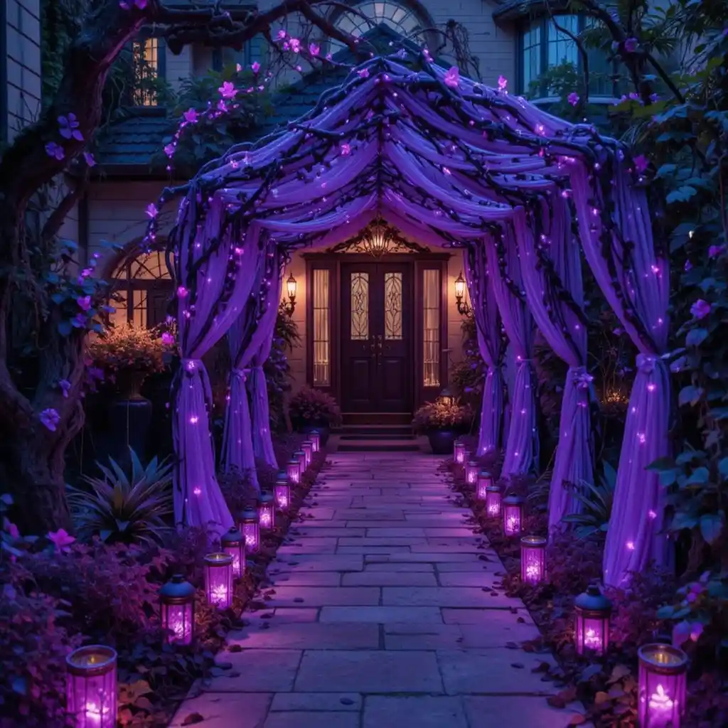 Purple Halloween Décor Ideas