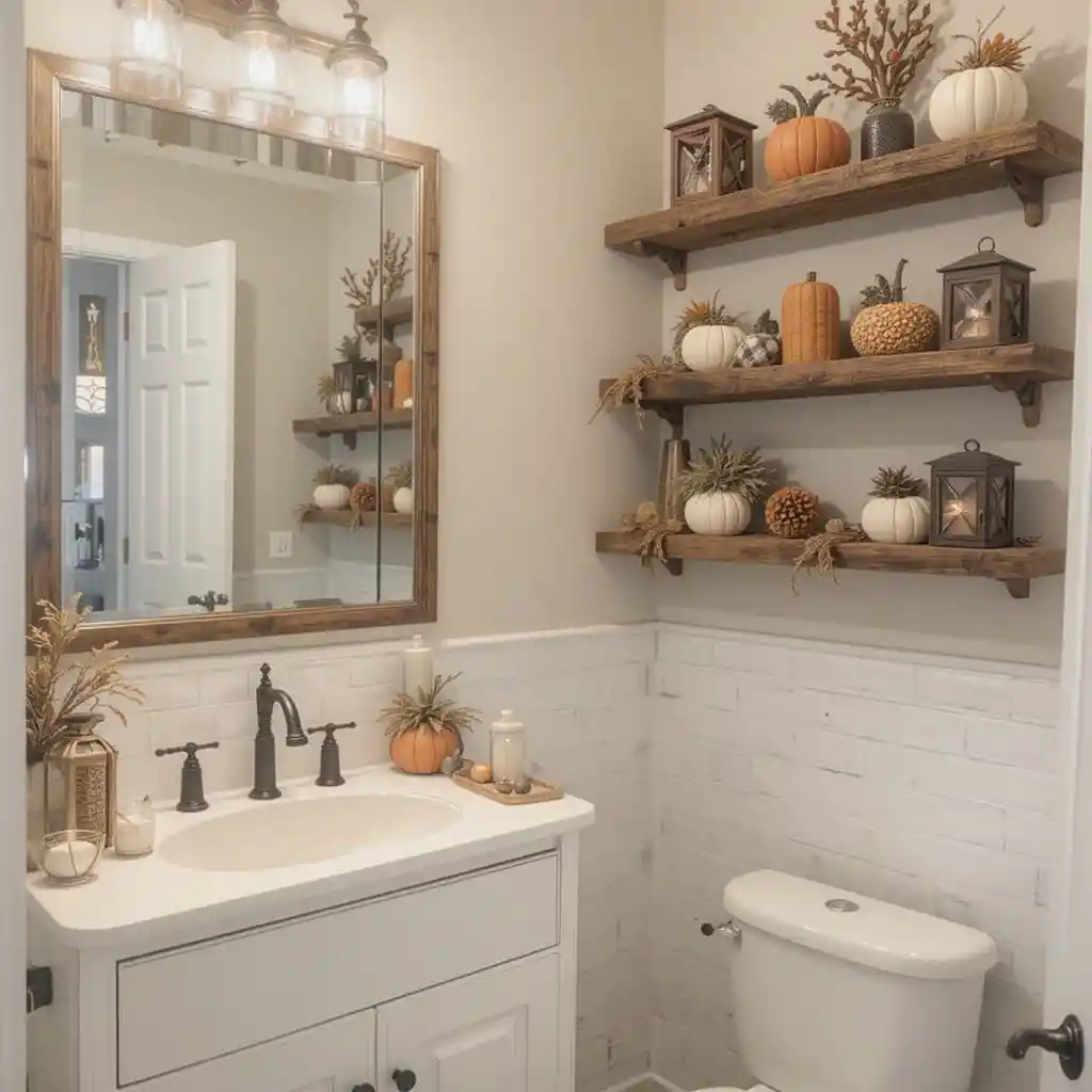 Thanksgiving Bathroom Décor