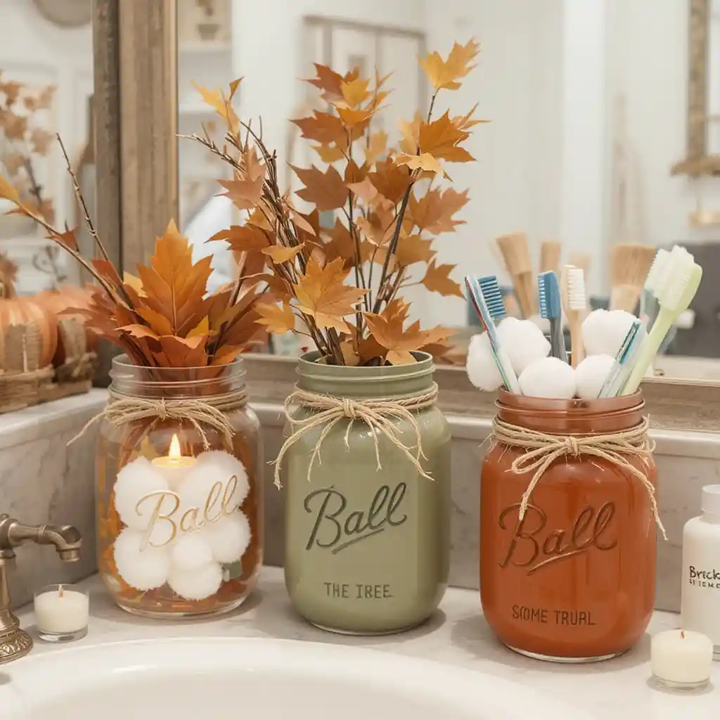 Thanksgiving Bathroom Décor