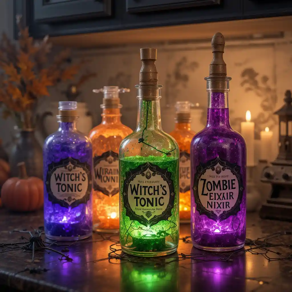 Halloween Kitchen Counter Decor Ideas