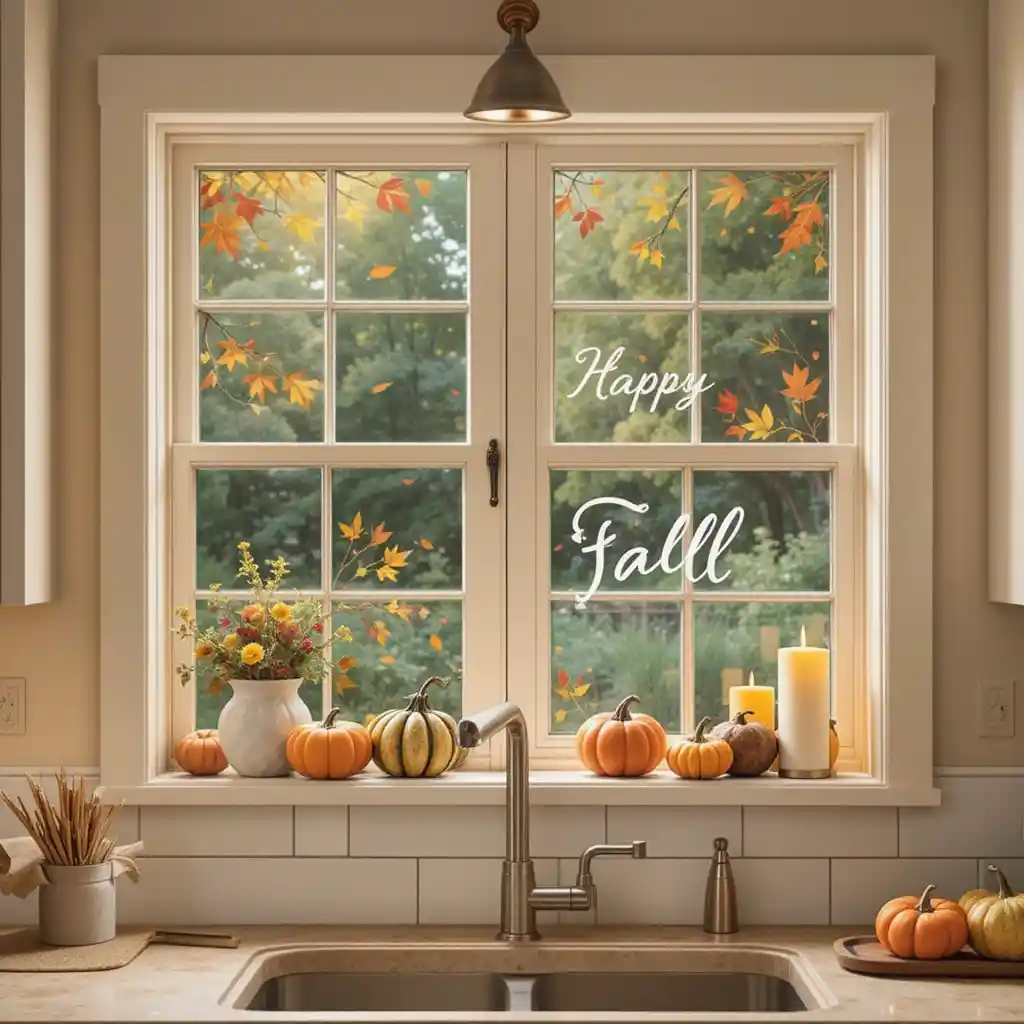 🍂 “19 Gorgeous Fall Kitchen Window Décor Ideas That Bring Autumn Vibes Indoors”