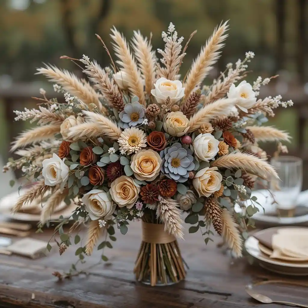 Romantic Fall Outdoor Wedding
