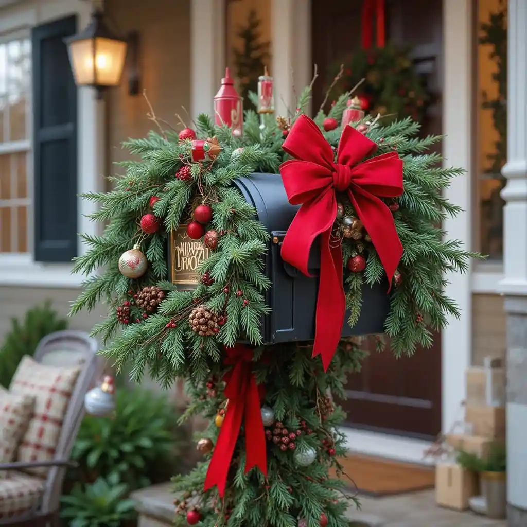 22 Christmas Front Porch Ideas to Welcome Guests with Holiday Cheer