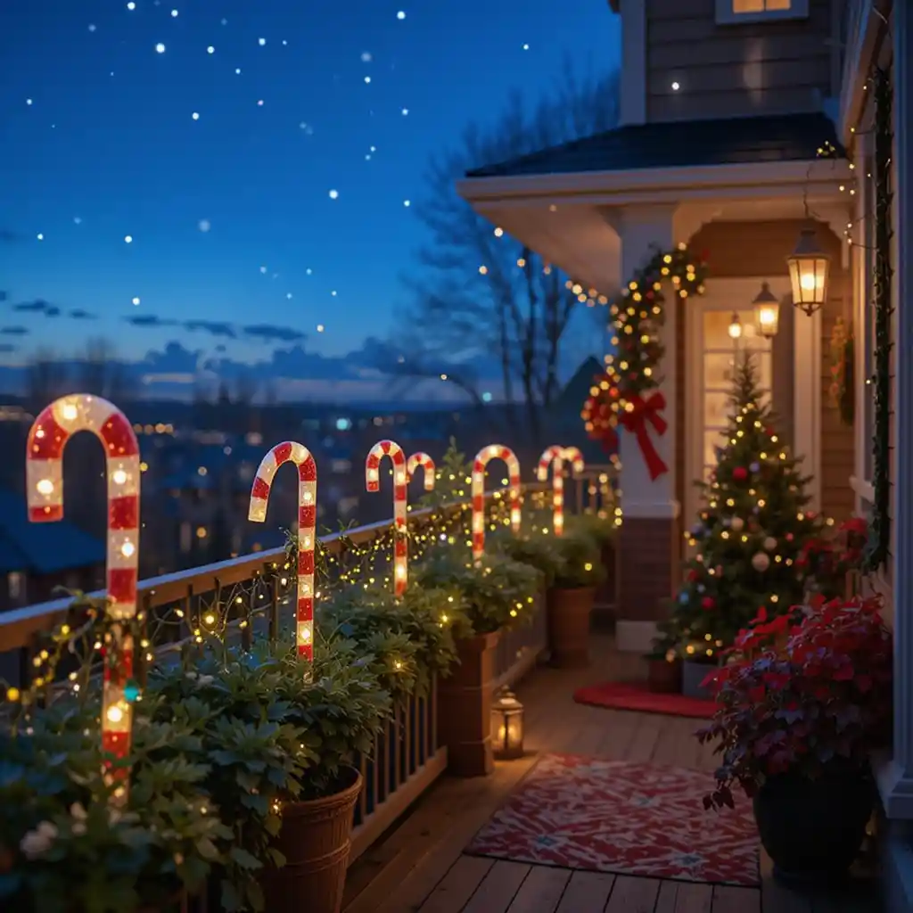 22 Balcony Christmas Lights Decor Ideas to Brighten Your Holidays
