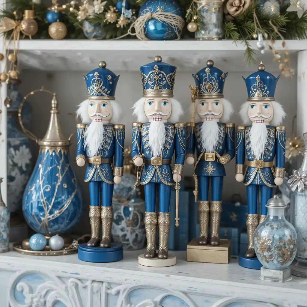 Blue Christmas Decor 
