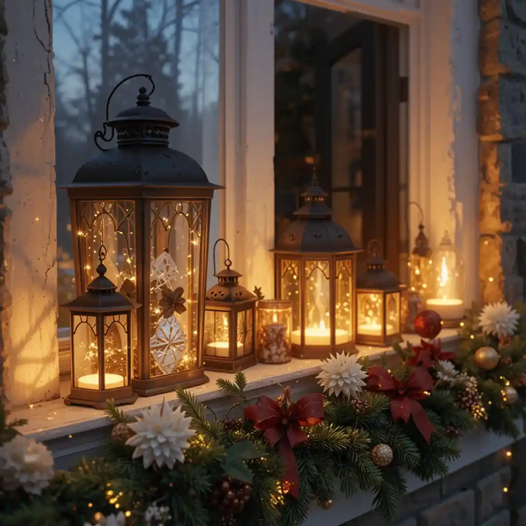 Christmas Lantern Decor