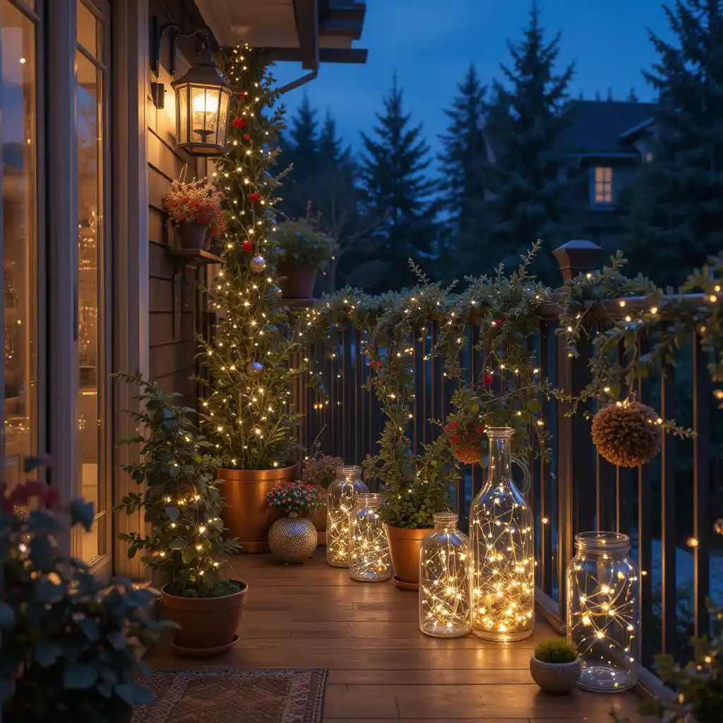 Balcony Christmas Lights 